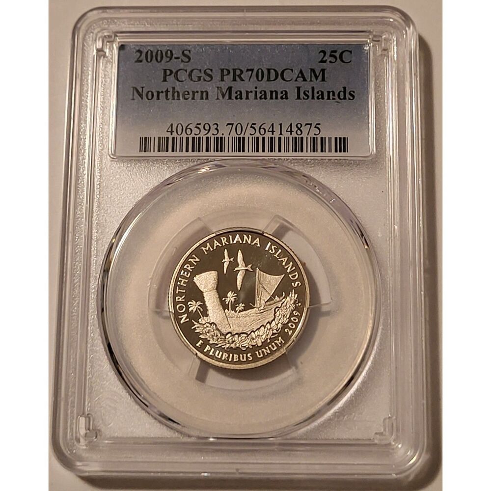 2009 S Clad Northern Mariana Islands Territories Quarter PR70 DCAM PCGS